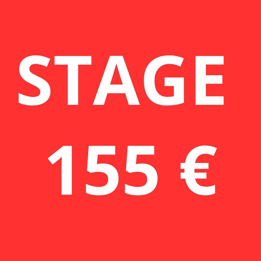 STAGE - 155€ - Membres Académie/Frères